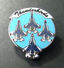 US AIR FORCE THUNDERBIRDS FORMATION LAPEL PIN 1 INCH USAF picture