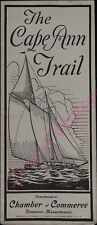Vintage Brochure The Cape Ann Trail Chamber of Commerce Gloucester MA 1930 picture