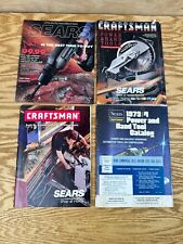 Lot of 4 Vintage Catalogs Sears Roebuck  Craftsman 1973 1974 1995 1996 2000 picture