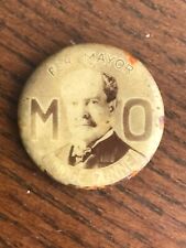 Edward Dunne 1905 Political Pinback for Chicago Mayor picture