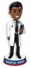 Doctor Medical Professional Essential Heroes Bobblehead Male Dark Skin Tone picture