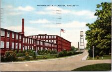 Linen Postcard Avondale Mills in Sylacauga, Alabama picture