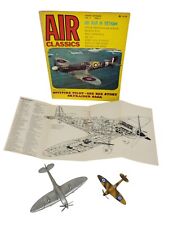 Vintage Supermarine Spitfire Collector's Lot Magazine, 2 Models, Info Card READ picture