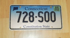 REAL ORIGINAL CONNECTICUT STATE LICENSE PLATE AUTO NUMBER CAR TAG CONSTITUTION 1 picture
