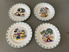 HTF 4 Disney Minnie Mouse Garden Fruit Orchard Strawberries 8”  Plate Set picture