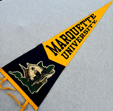 Marquette University Pennant Gold Yellow Blue Golden Eagles picture