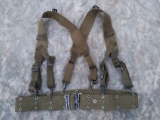 US WW2 Original M1944/1945 X-Suspenders & M1944 pistol Belt picture