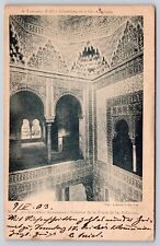 Granada Spain Granada Alhambra Historic Palace UDB Cancel WOB WOF Postcard picture