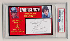 Randolph Mantooth Signed Cut Custom Photo Display PSA/DNA Slabbed EMERGENCY picture