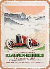 METAL SIGN - 1926 V International Klausen Race Vintage Ad picture