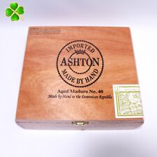 Ashton Double Aged Maduro No. 40 Empty Wood Cigar Box 7.5
