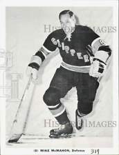 1972 Press Photo Mike McMahon, Defense, #8, Columbus Clippers Hockey Team picture