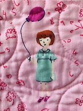 Handmade GIRL'S Pink BABY QUILT Pink 42