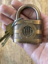 Vintage Yale OSU Bicentric Padlock With 2 Keys picture
