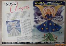RARE 1941 NOMA Tree Top Angels No. 700 - No 705 & Christmas Lights Toy Trade Ad picture