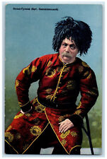 c1910 Cossack-Guliaka Types D'Ukraine Man Wearing Traditional Dress Postcard picture