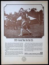 1963 Francis Ouimet 1913 National Open Golf Aetna Life Insurance 1960s Print Ad picture