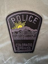 ** LIMITED EDITION**Colorado Springs Police “Midnight” Patch picture