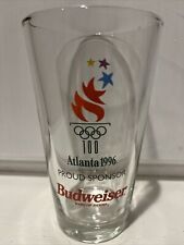 Budweiser Anheuser-Busch 1996 Atlanta Summer Olympics Pint Beer Glass picture