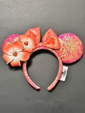 Orange Plumeria Exclusive Aulani Hawaii Disney Parks Minnie Ears Headband picture