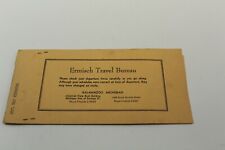 Vintage 1959 New York Central Train Ticket Book & Itinerary From MI To Ca picture