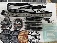 GLOCK PERFECTION SWAG Set 2 Lanyard, 6 Pen, 1 Keychain, 3 Sticker, 6 Patch NEW  picture