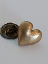Small Gold Tone Heart Lapel Pin picture