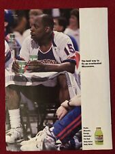 Detroit Pistons Vinny “The Microwave” Johnson for Gatorade 1990 Print Ad picture