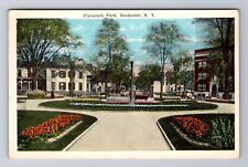 Rochester NY-New York, Plymouth Park, Antique, Vintage Souvenir Postcard picture