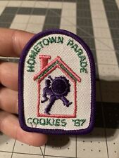 Vintage Hometown Parade Cookies ‘87 Girl Scout Patch picture