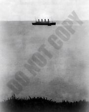 1912 One Of The Last Photograph sof the Titanic Afloat Leaving Shore 8x10 Photo picture
