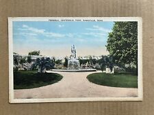 Postcard Nashville TN Tennessee Centennial Park Pergola Fountain Statue Vintage picture