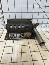 VINTAGE FB. REDINGTON 5-digit Mechanical Counting Machine Turn Knob Chicago picture