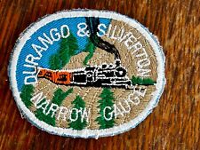 VINTAGE Durango an Silverton Narrow Gauge Railroad Rail Collectors PATCH 2  1/2