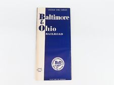 B&O Baltimore & Ohio Railroad System Time Tables - November 12, 1944 picture
