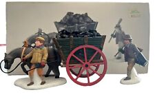 Department 56 Heritage Village Collection Delivering Coal for the Hearth AS IS picture