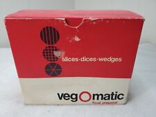 Vintage 1969 Popeil Brothers Veg-O-Matic Food Preparer in Box picture