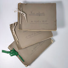 NOS ENFANTS. Three Antique Photo Album, Chronicles of Events from 1923 to 1939 picture