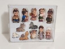 Nacimiento Nativity Set 12 Piece 2 Inch Resin Baby Figurines New picture