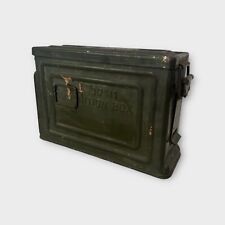 WWII/2 US CAL .30M1 Ammunition Ammo Box OD Green CROWN picture