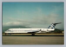 Aviation Airplane Postcard Compagnie Corse Mediterranee Airlines Fokker 100 AR6 picture