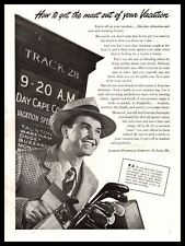 1947 Listerine Antiseptic Man With Bad Breath On Golf Vacation Vintage Print Ad picture