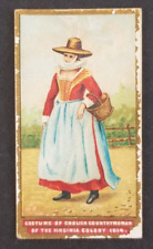 Vintage 1889 The New Discovery  Countrywomen Cameron Sizer N462 Tobacco Card picture