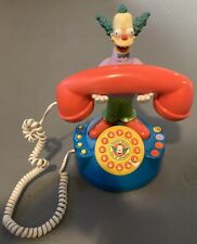 Krusty Prankster Phone 2002 THE SIMPSONS Telephone WORKS VERY HARD TO FIND picture