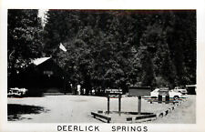 RPPC Postcard Deerlick springs Campground Entrance Trinity County picture