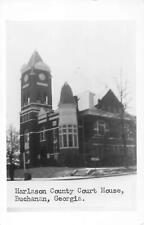 RPPC Corner View Haralson County Courthouse Buchanan Georgia Real Photo Postcard picture