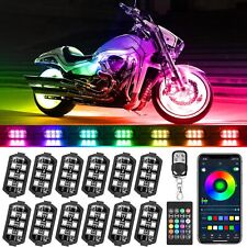 12 Pcs Motorcycle LED Light Kit, APP/RF Control MagicRGB Motorcycle LED Lights picture