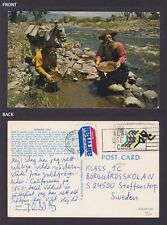 Postcard, United States, Panning Gold picture