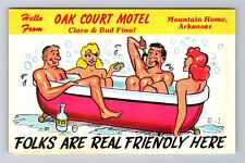 Mountain Home AR-Arkansas, Oak Court Motel, Advertising, Vintage Postcard picture