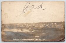 Mars Hill ME~Homes Along Hillside From School~1916 Fr Carrie M Bell of Oakfield picture